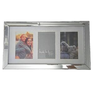 Nicole Miller Triple Mirrored Picture Frame